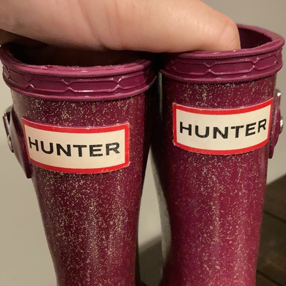 Kids Hunter Sparkle Rain Boots - Picture 2 of 8